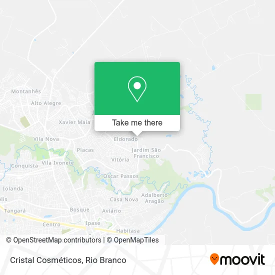 Cristal Cosméticos map