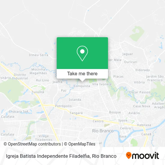 Igreja Batista Independente Filadelfia map
