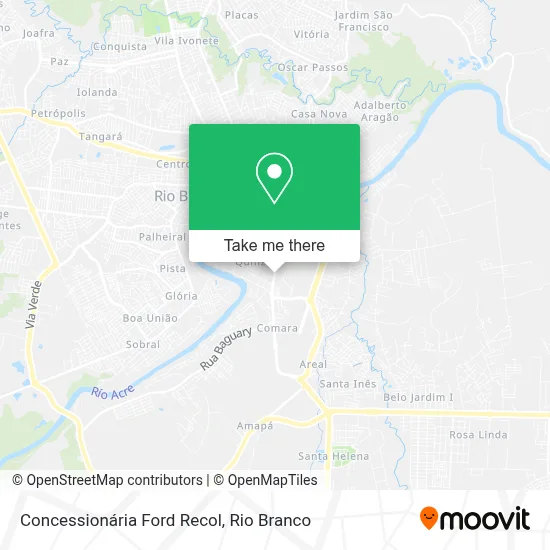 Concessionária Ford Recol map