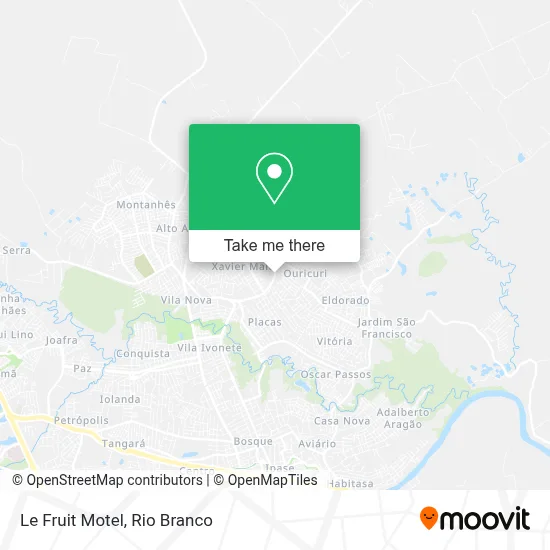Le Fruit Motel map