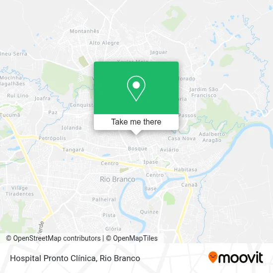 Hospital Pronto Clínica map