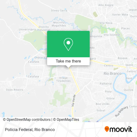 Polícia Federal map