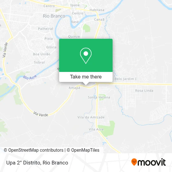 Upa 2° Distrito map