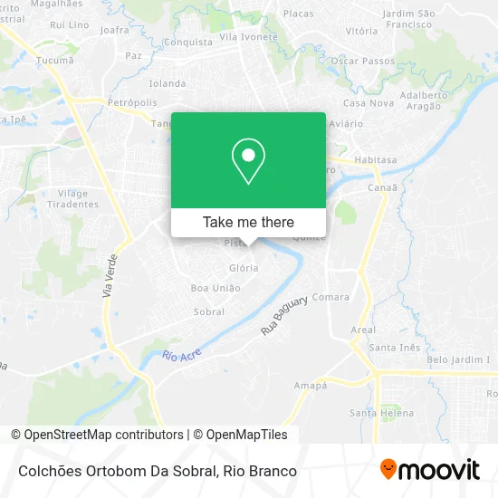 Colchões Ortobom Da Sobral map