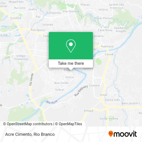 Acre Cimento map
