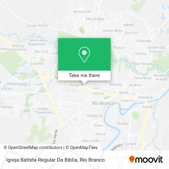 Igreja Batista Regular Da Biblia map