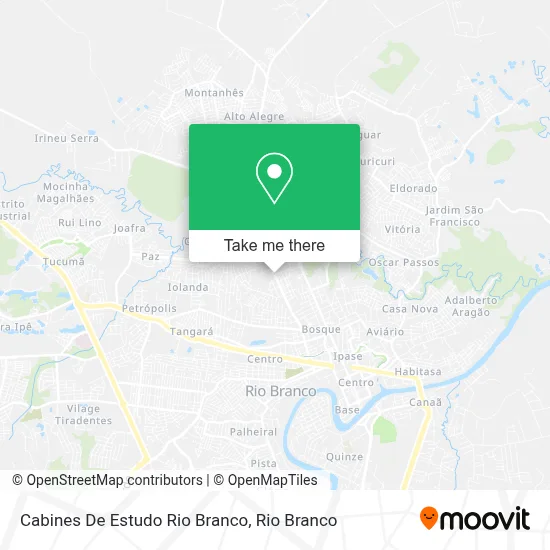 Cabines De Estudo Rio Branco map