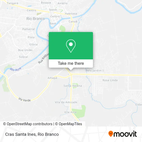 Cras Santa Ines map