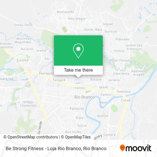 Be Strong Fitness - Loja Rio Branco map