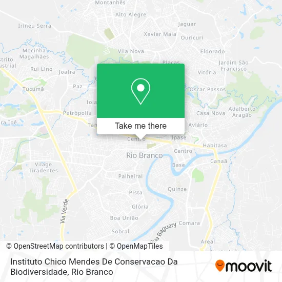 Instituto Chico Mendes De Conservacao Da Biodiversidade map