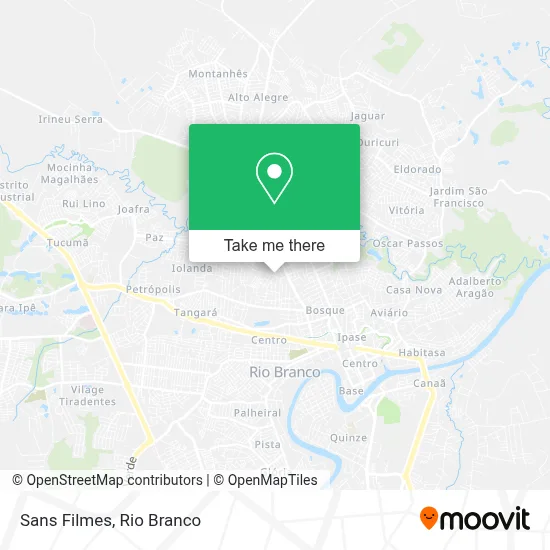 Sans Filmes map