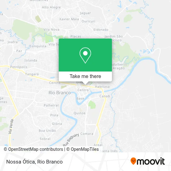Nossa Ótica map