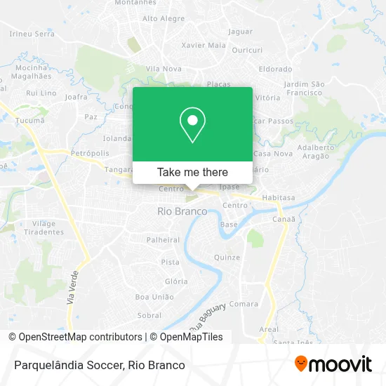 Parquelândia Soccer map