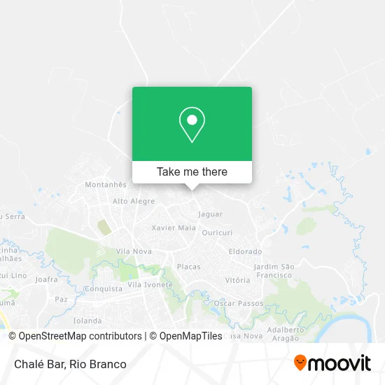 Chalé Bar map