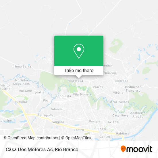 Casa Dos Motores Ac map