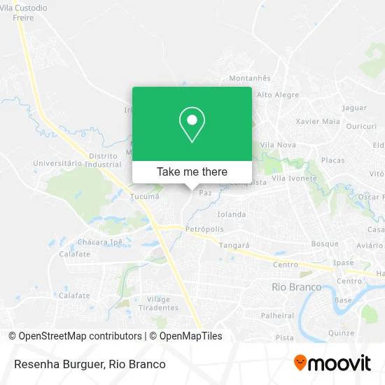 Resenha Burguer map