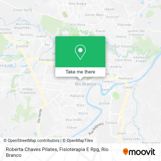 Roberta Chaves Pilates, Fisioterapia E Rpg map
