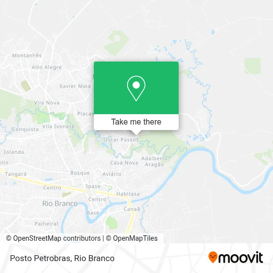 Posto Petrobras map