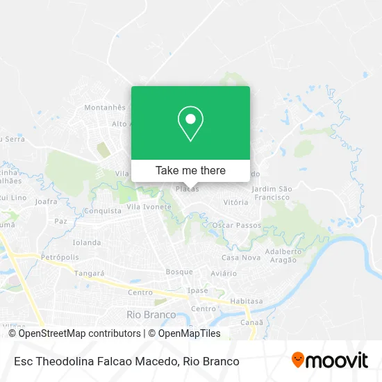 Esc Theodolina Falcao Macedo map