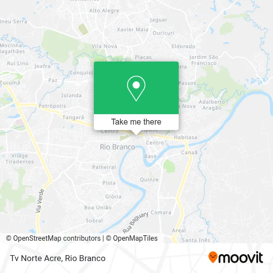 Tv Norte Acre map