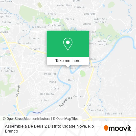 Assembleia De Deus 2 Distrito Cidade Nova map