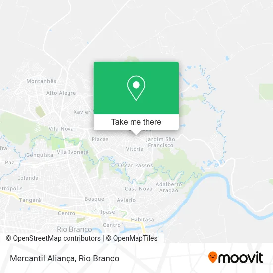Mercantil Aliança map