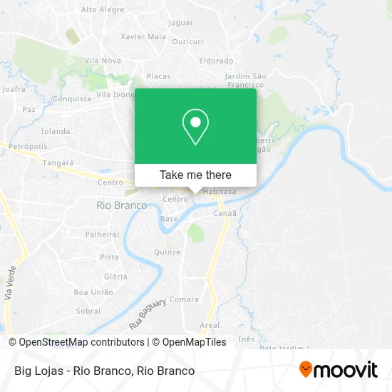 Big Lojas - Rio Branco map