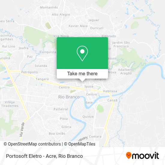 Portosoft Eletro - Acre map