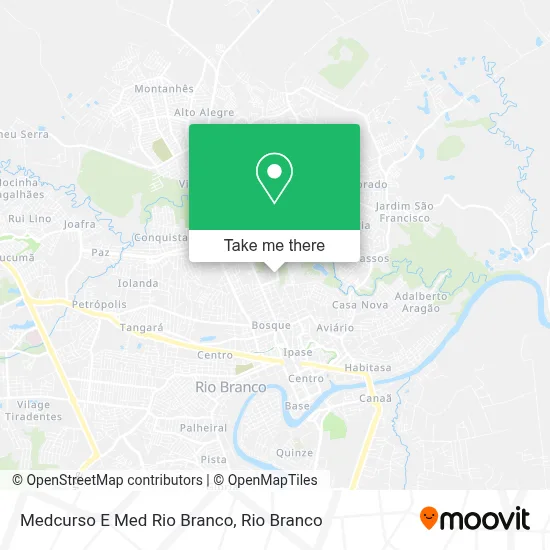 Medcurso E Med Rio Branco map