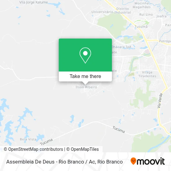 Assembleia De Deus - Rio Branco / Ac map