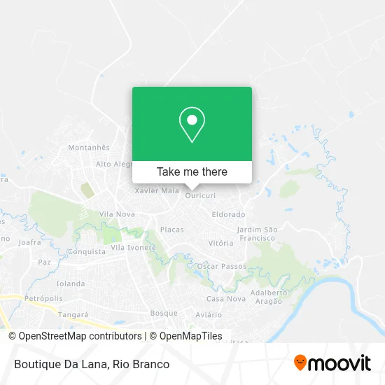 Boutique Da Lana map