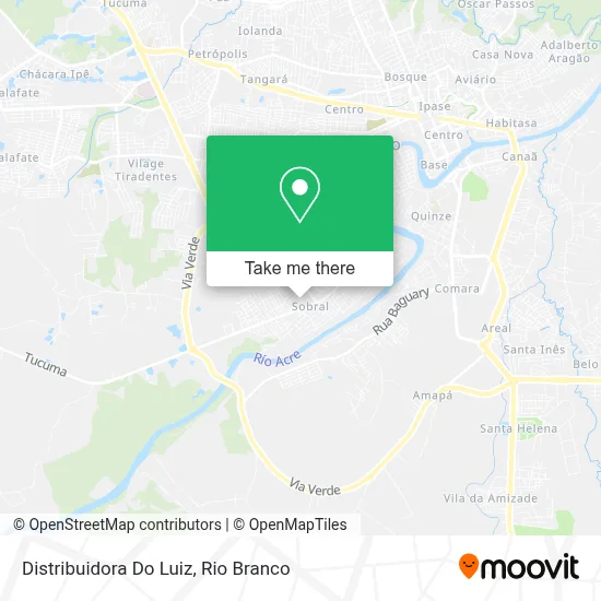 Distribuidora Do Luiz map