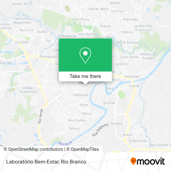 Laboratório Bem-Estar map