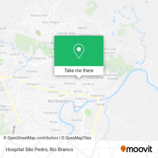 Hospital São Pedro map
