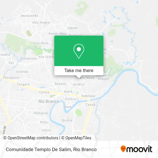 Comunidade Templo De Salim map