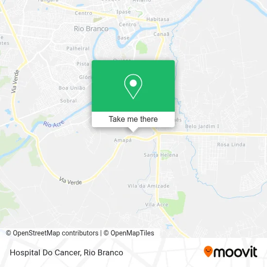 Hospital Do Cancer map