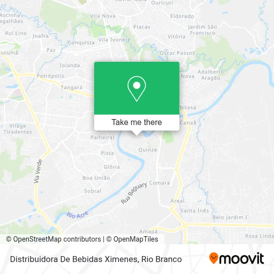 Distribuidora De Bebidas Ximenes map