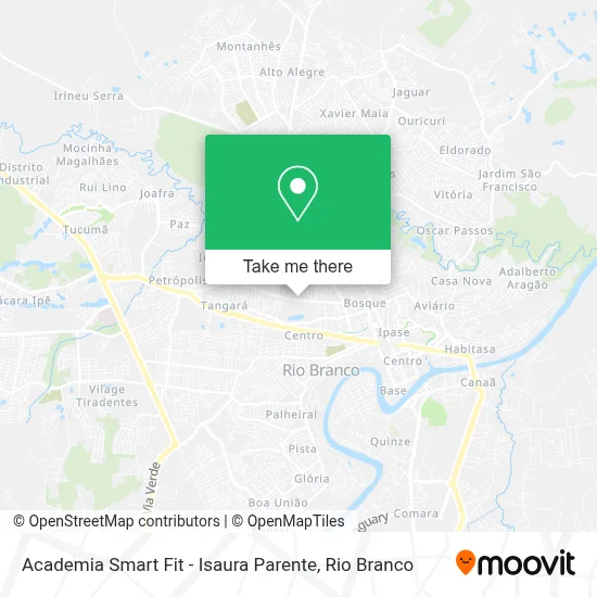 Academia Smart Fit - Isaura Parente map