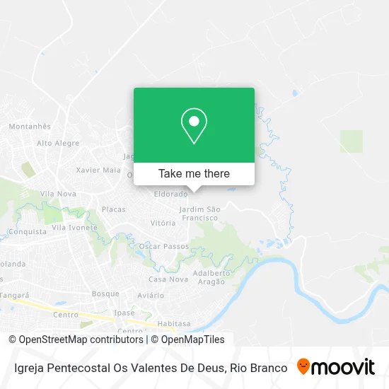 Igreja Pentecostal Os Valentes De Deus map
