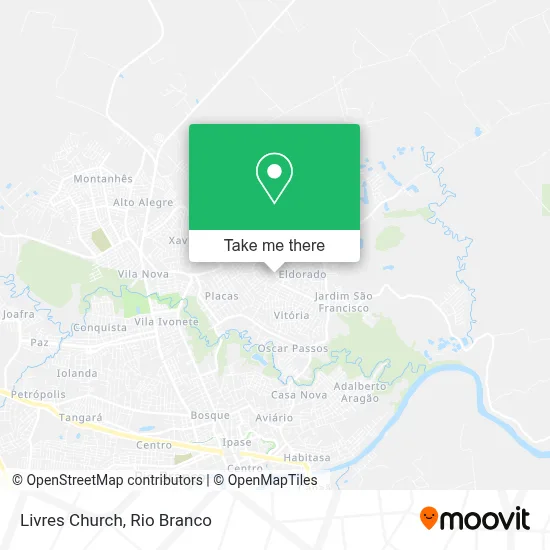 Livres Church map