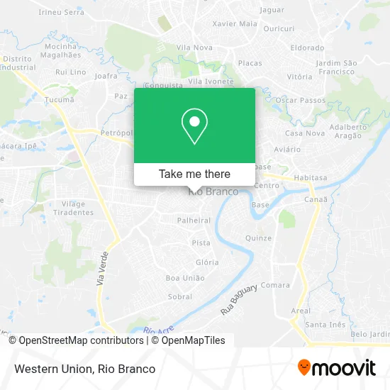 Western Union map