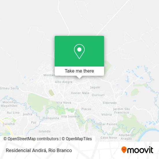Residencial Andirá map