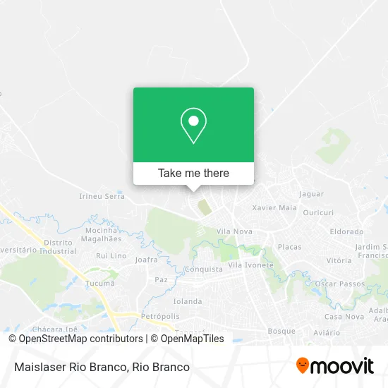 Maislaser Rio Branco map