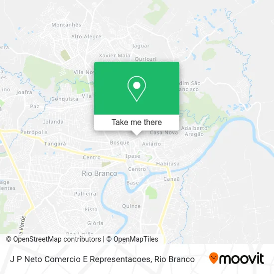 J P Neto Comercio E Representacoes map