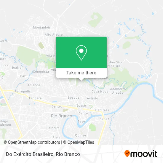 Do Exército Brasileiro map