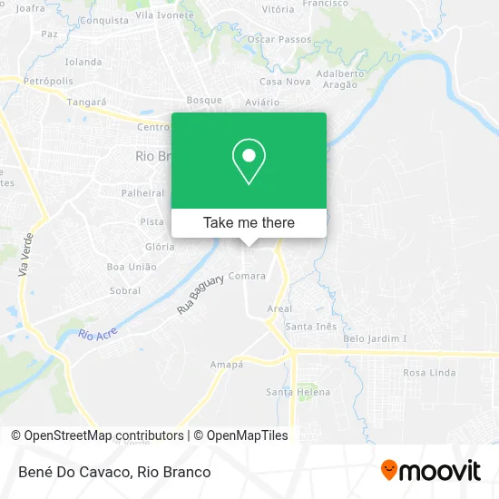 Bené Do Cavaco map