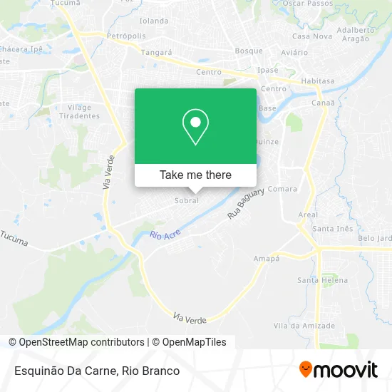 Esquinão Da Carne map