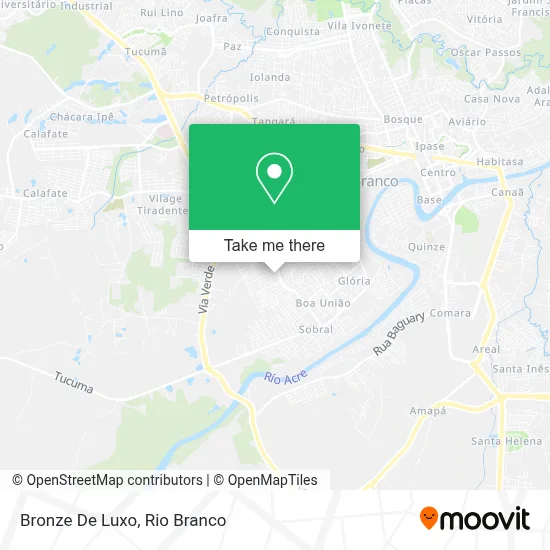 Bronze De Luxo map