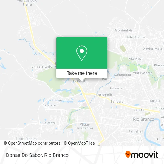 Donas Do Sabor map