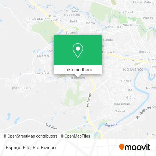 Espaço Filó map